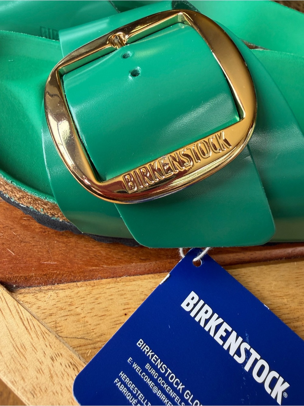 Birkenstock Madrid Big Buckle Digital Green NWT $150 - Picture 8 of 15